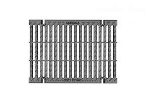 Решетка водоприемная Gidrolica Standart РВ-30.35,8.50 - ячеистая пластиковая, кл. С250